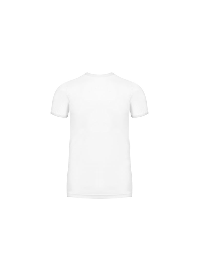 جون جلادستون قميص داخلي رجالي من جون غلادستون، أبيض اللون، برقبة دائرية، عبوة من 6 قطع - Image 5